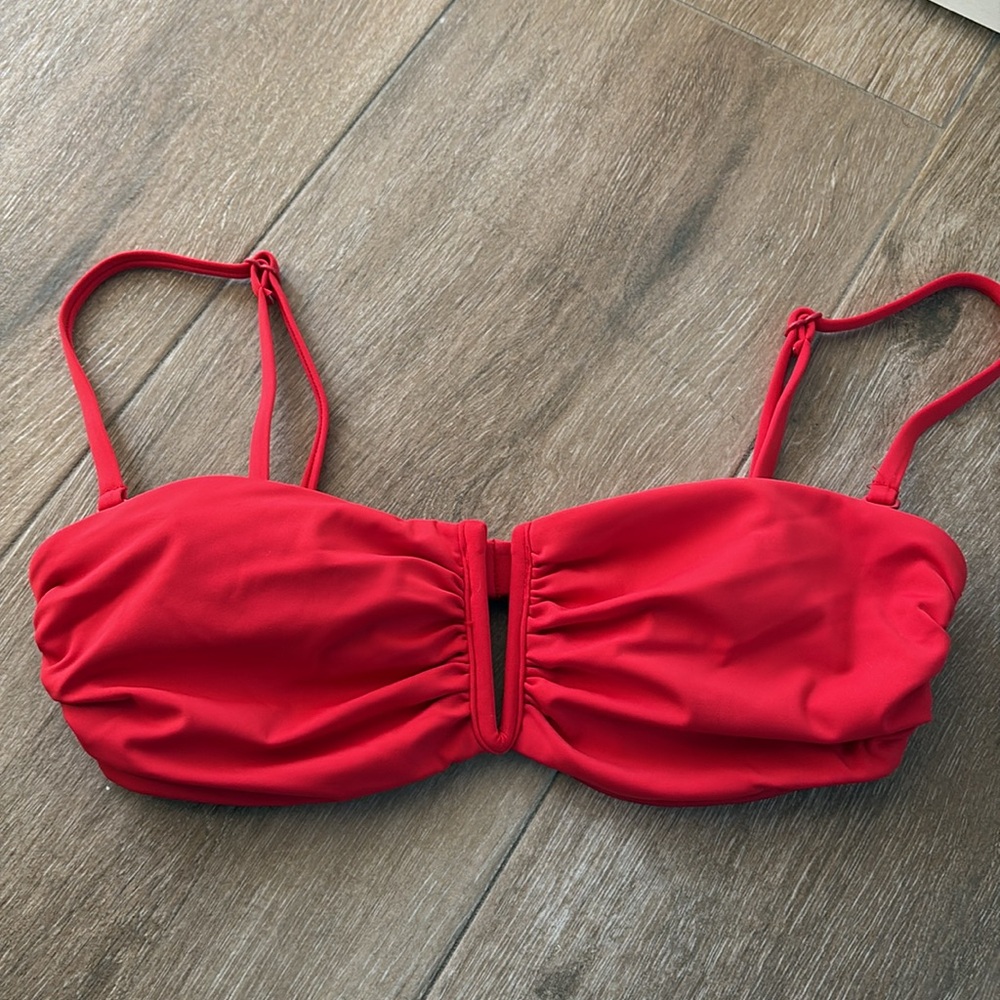TA3 Converty Swim Bikini Top - Red Small